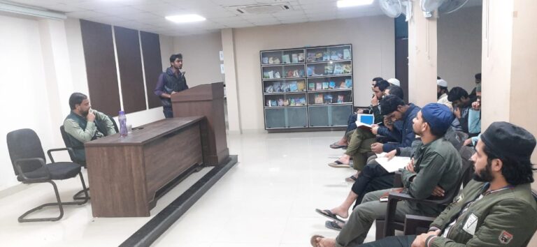 Research Scholars’ Monthly Seminar was held on 30th Nov in Afzal Hussain Auditorium